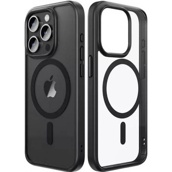  Чохол Rock для iPhone 16 Pro Max Guard Clear with Magnetic Black