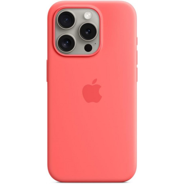  Чохол Silicone Case MagSafe amp; SplashScreen iPhone 15 Guava