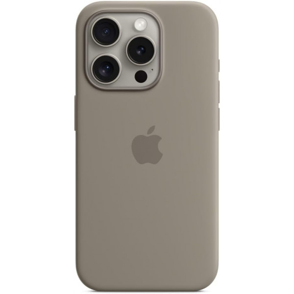  Чохол Silicone Case MagSafe amp; SplashScreen iPhone 15 Pro Max Clay