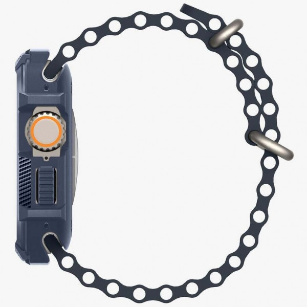  Чехол Spigen Rugged Armor для Apple Watch Ultra 2/1 49mm Navy Blue (ACS07382)