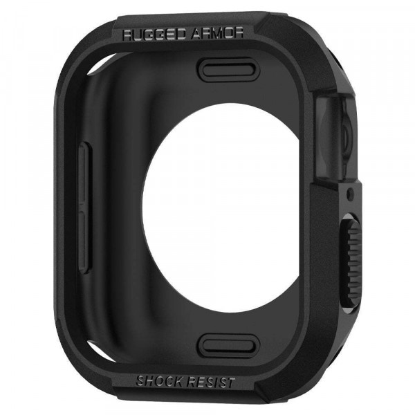  Чехол Spigen для Apple Watch 40/41mm Rugged Armor Black (061CS24480)