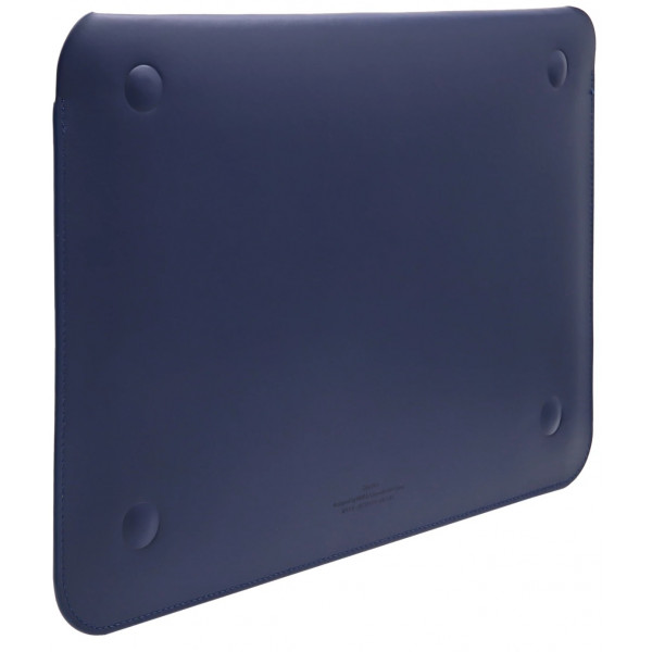  Чехол WIWU Skin Pro 2 Leather Sleeve for MacBook Pro 16 Navy Blue