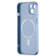  Чохол AG-Matte With MagSafe iPhone 14 Light Blue