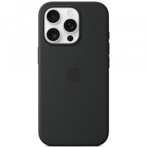  Чохол Apple Silicone MagSafe для Apple iPhone 16 Pro Max Black (MYYT3ZM/A)