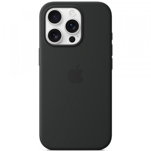  Чохол Apple Silicone MagSafe для Apple iPhone 16 Pro Max Black (MYYT3ZM/A)
