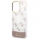  Чохол Guess 4G Pattern Script для iPhone 14 Pro Pink (GUHCP14LHG4MHP)
