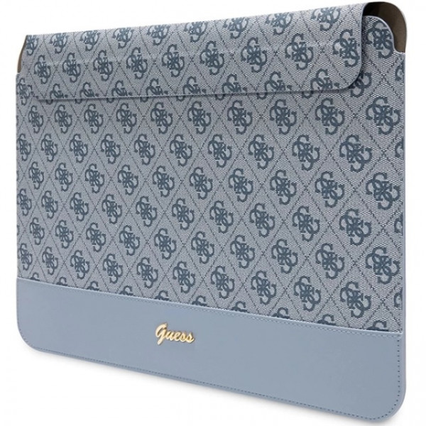  Чохол Guess 4G Stripe Metal для MacBook 14 Blue (GUCS14PS4SGB)