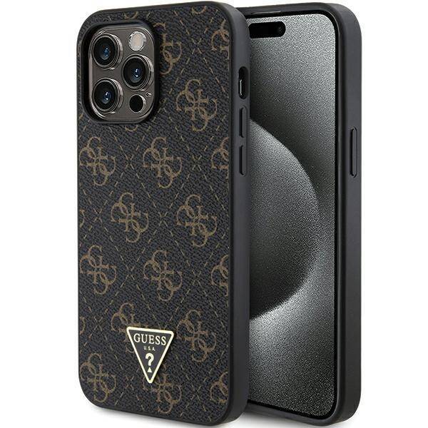  Чохол Guess 4G Triangle Metal Logo для iPhone 14 Pro Max Black (GUHCP14XPG4GPK)