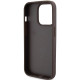  Чохол Guess Leather 4G Triangle Strass для iPhone 15 Pro Max Brown (GUHCP15XP4TDPW)