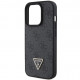  Чохол Guess зі шкіри 4G Diamond Triangle для iPhone 15 Pro Black (GUHCP15LP4TDPK)