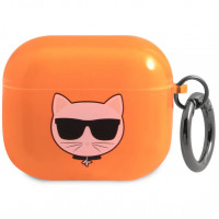 Чехол Karl Lagerfeld Choupette для AirPods 3 Orange (KLA3UCHFO)