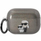  Чохол Karl Lagerfeld Gliter Karl  Choupette для AirPods 2 Black (KLAP2HNKCTGK)