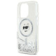  Чохол Karl Lagerfeld Liquid Glitter Choupette Head для iPhone 16 Pro Max Transparent with MagSafe (KLHMP16XLGCHSGH)