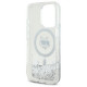  Чохол Karl Lagerfeld Liquid Glitter Choupette Head для iPhone 16 Pro Max Transparent with MagSafe (KLHMP16XLGCHSGH)