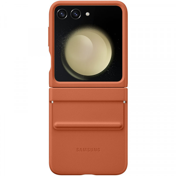  Чохол Leather Case для Samsung Flip 5 Brown (AAA)