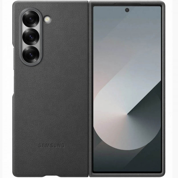  Чохол Leather Case для Samsung Fold 6 Gray (AAA)