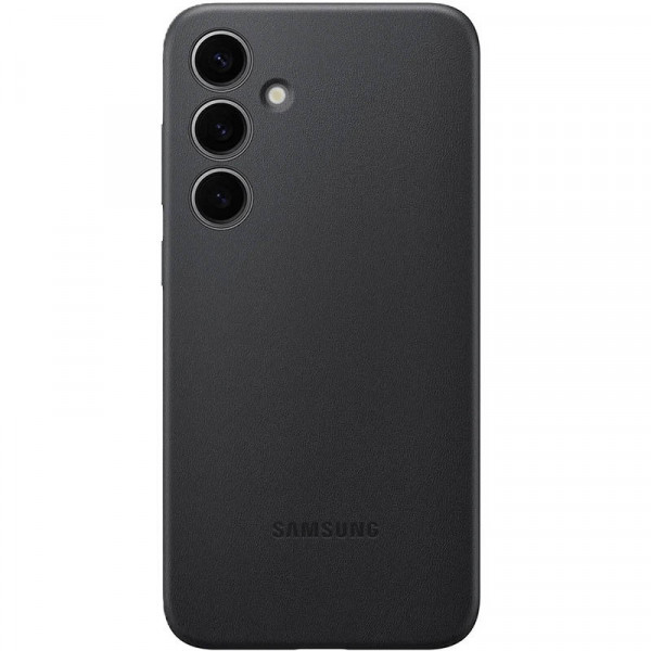  Чохол Leather Case для Samsung S24+ Black (AAA)