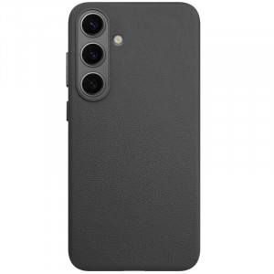  Чохол Leather Case для Samsung S25+ Black (AAA)