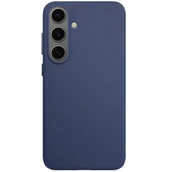  Чохол Leather Case для Samsung S25 Dark Blue (AAA)