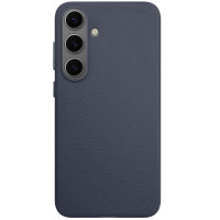 Чехол Leather Case для Samsung S25 Midnight Blue (AAA)