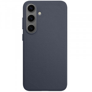  Чохол Leather Case для Samsung S25 Midnight Blue (AAA)