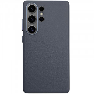  Чохол Leather Case для Samsung S25 Ultra Midnight Blue (AAA)