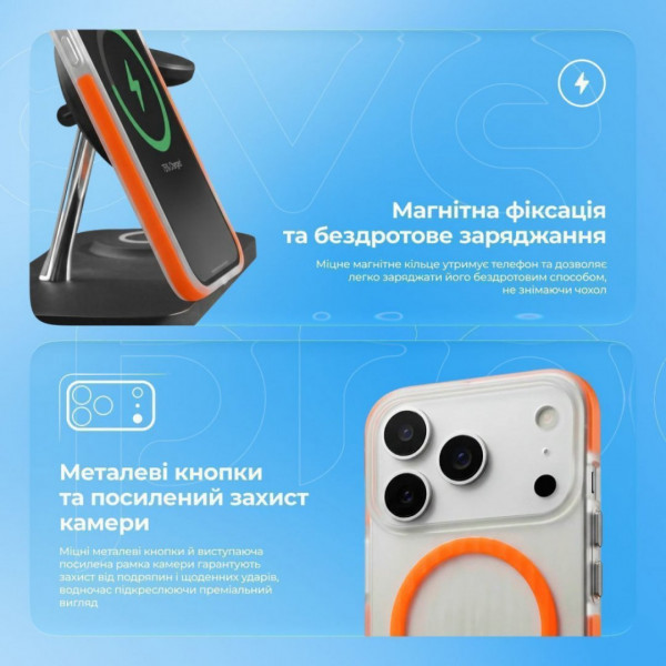 Чохол Proove Astro Case with Magnetic Ring для iPhone 15 Pro Max Mint (PCASIP15PM09)