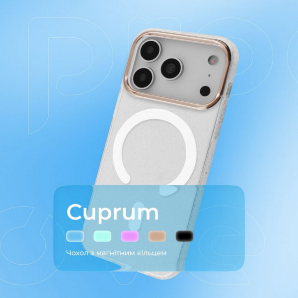  Чохол Proove Cuprum Case with Magnetic Ring для iPhone 12/12 Pro Mint (PCCMIP120P09)