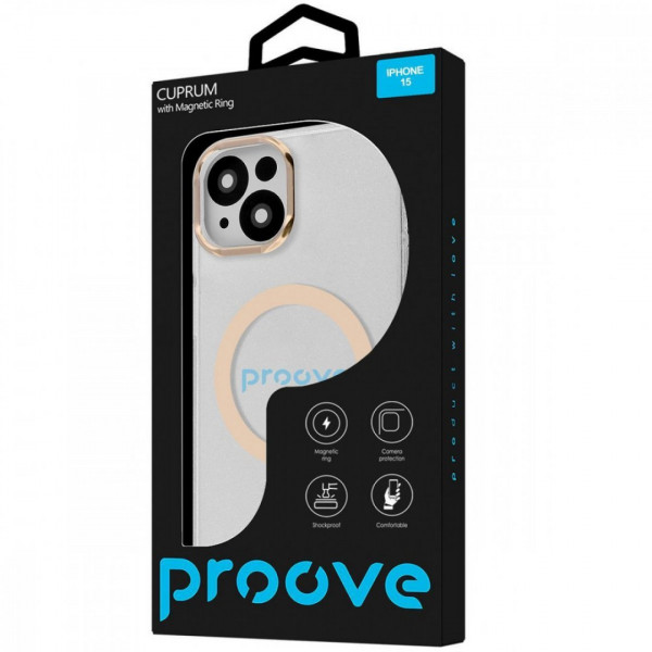  Чохол Proove Cuprum Case with Magnetic Ring для iPhone 15 Black (PCCMIP150002)