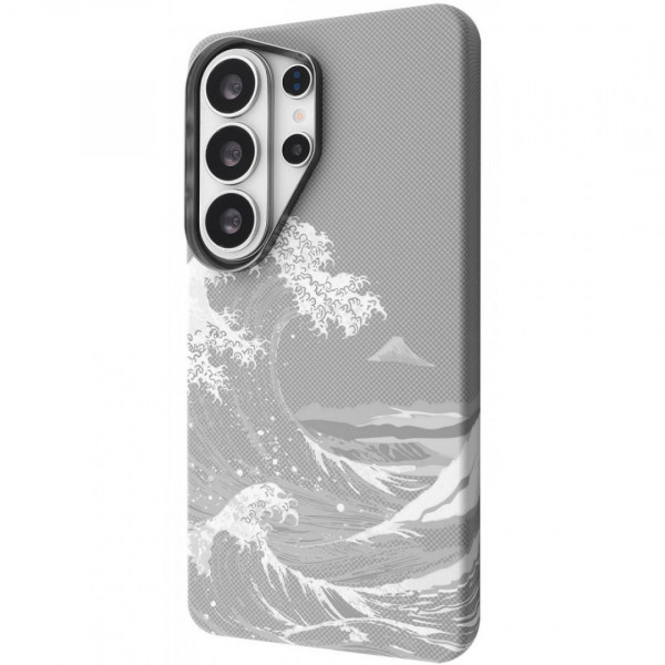  Чохол Proove Gleam Case with Magnetic Ring для Samsung Galaxy S26 Ultra White Waves (PCGCSGSU2670)