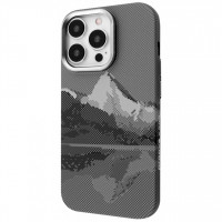 Чохол Proove Gleam Case with Magnetic Ring для iPhone 16 Pro Silver Peak (PCGCIP16P069)