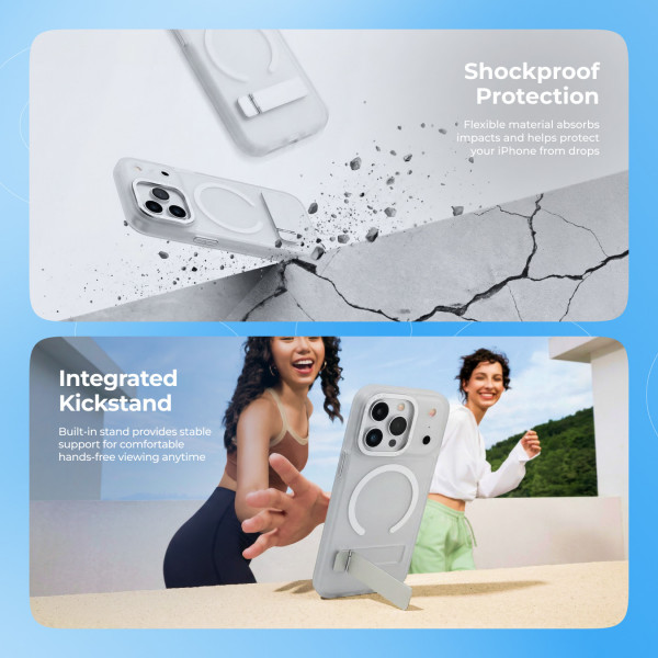  Чохол Proove Mainstay Case with Magnetic Ring для iPhone 16 Pro White (PCMCIP16P014)
