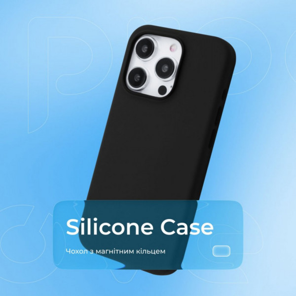  Чохол Proove Silicone Case with Magnetic Ring для iPhone 15 Pro Max Cypress (PCSMIP15PM23)