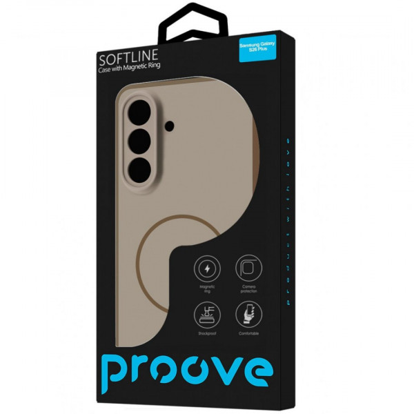  Чохол Proove Softline Case with Magnetic Ring для Samsung Galaxy S26 Plus Green (PCLCSGSP266)