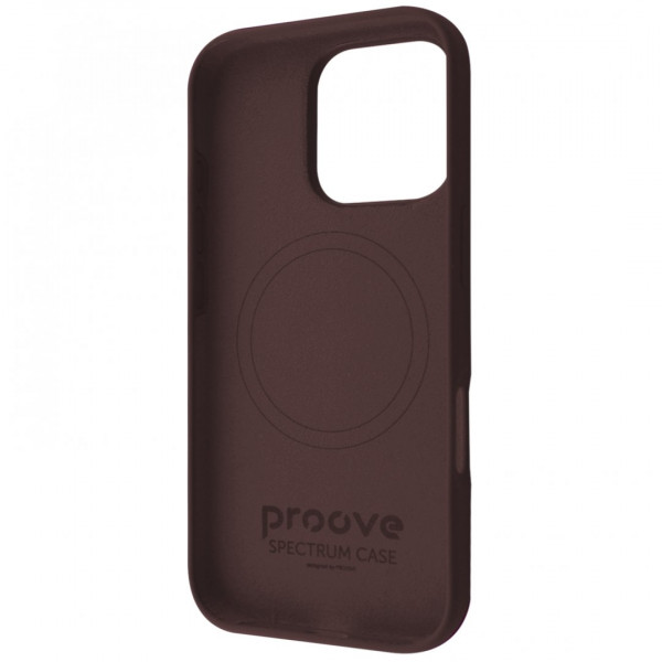  Чохол Proove Spectrum Case with Magnetic Ring для iPhone 16 Pro Choco Mousse (PCSPIP16P054)
