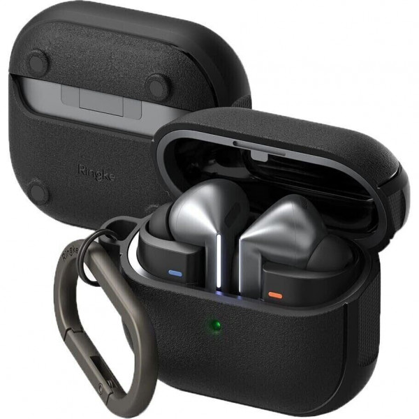  Чохол Ringke Onyx Magnetic для навушників Samsung Galaxy Buds 3 3 Pro Black with MagSafe (8809961787928)