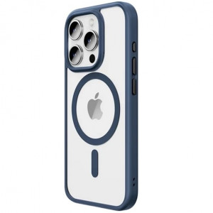 Чохол Rock для iPhone 16 Pro Guard Clear with Magnetic Blue