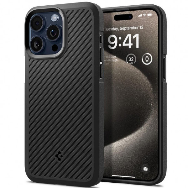  Чохол Spigen Core Armor для iPhone 15 Pro Max Matte Black (ACS06441)