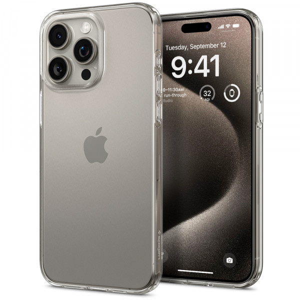  Чохол Spigen Liquid Crystal для iPhone 15 Pro Max Crystal Clear (ACS06557)