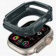  Чехол Spigen Rugged Armor для Apple Watch Ultra 2/1 49mm Abyss Green (ACS07383)
