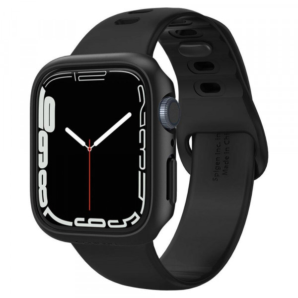  Чехол Spigen Thin Fit для Apple Watch 7/8/9 45mm Black (ACS04174)