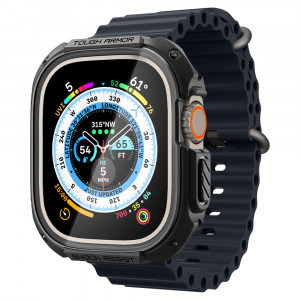  Чохол Spigen Tough Armor для Apple Watch Ultra 49mm Black (ACS05457)