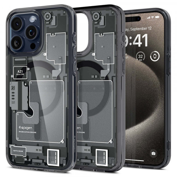  Чохол Spigen Ultra Hybrid для Apple iPhone 15 Pro Max with MagSafe Zero One (ACS06582)