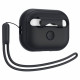  Чехол Spigen для AirPods Pro 2/1 Silicon Fit Strap Black (ACS05479)