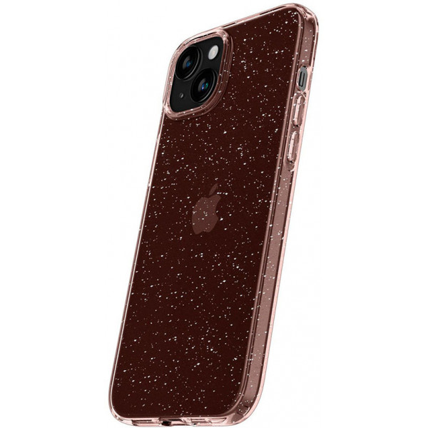  Чохол Spigen для Apple iPhone 15 Liquid Crystal Glitter, Rose Quartz