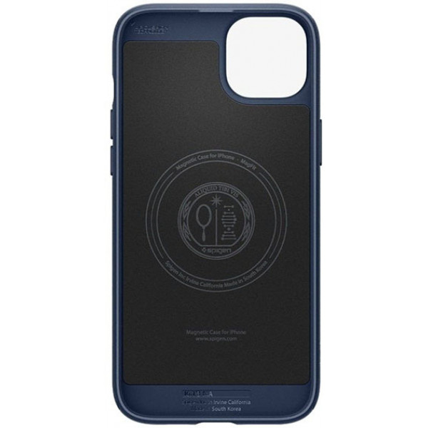  Чохол Spigen для Apple iPhone 15 Mag Armor MagFit, Navy Blue