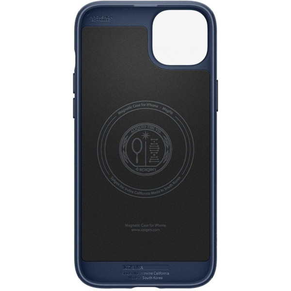  Чохол Spigen для Apple iPhone 15 Plus Mag Armor MagFit, Navy Blue