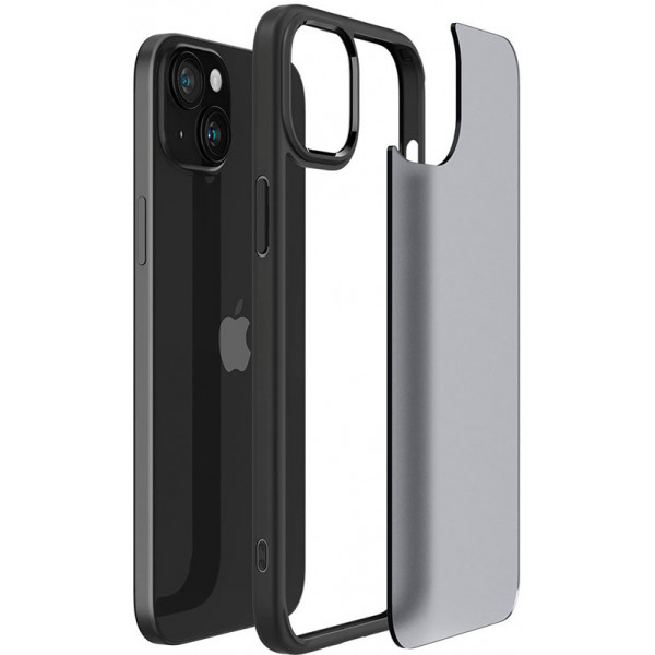  Чохол Spigen для Apple iPhone 15 Plus Ultra Hybrid, Frost Black