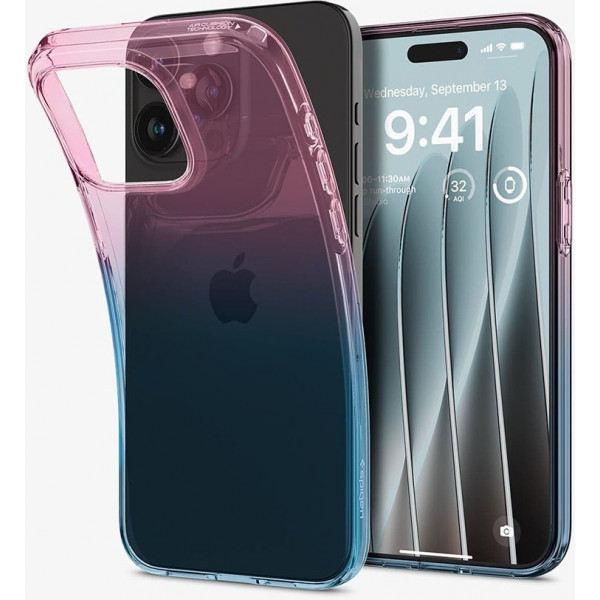  Чохол Spigen для Apple iPhone 15 Pro Liquid Crystal, Gradation Pink