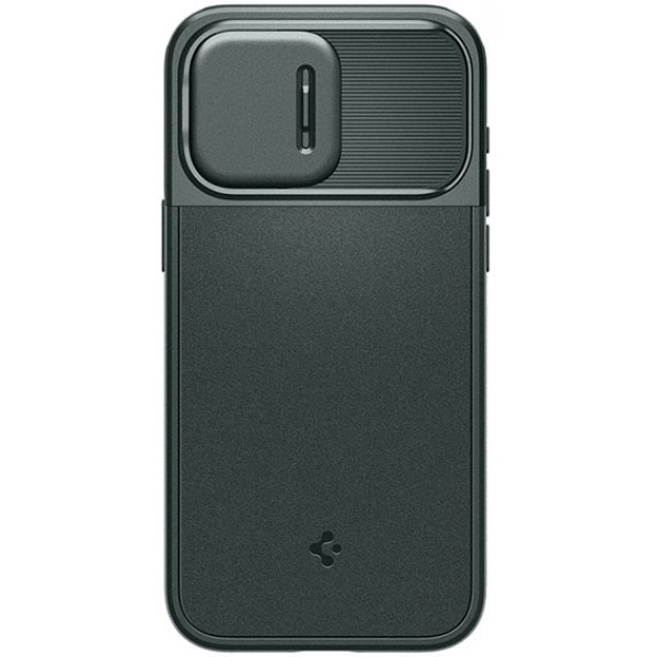  Чохол Spigen для Apple iPhone 15 Pro Max Optik Armor MagFit Abyss, Green